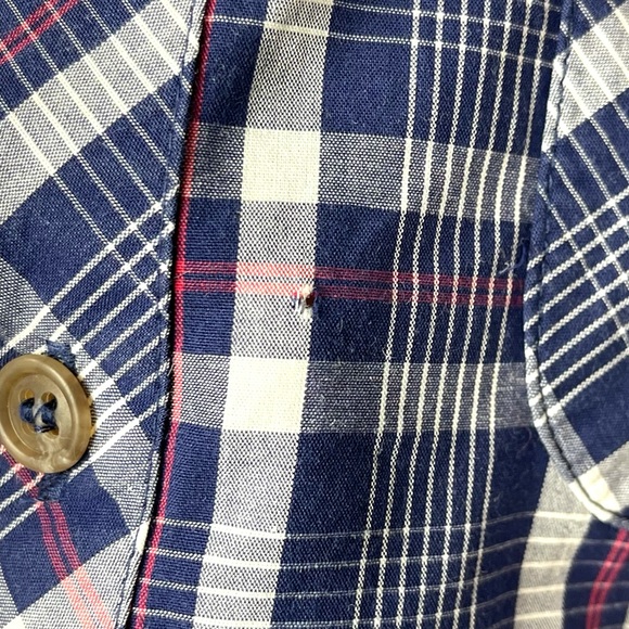 Benny Gold chambray plaid button up - Picture 9 of 16